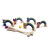 Jeu de croquet Arc-en-ciel en bois a partir de 3 ans - BS Toys - Crocket Rainbow