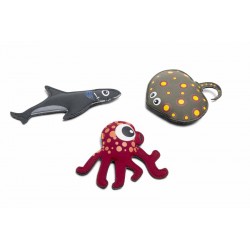 Animaux de plongée pour s'amuser dans l'eau - à partir de 6 ans - BS Toys - Diving Animals - Shark, Ray & Octopus