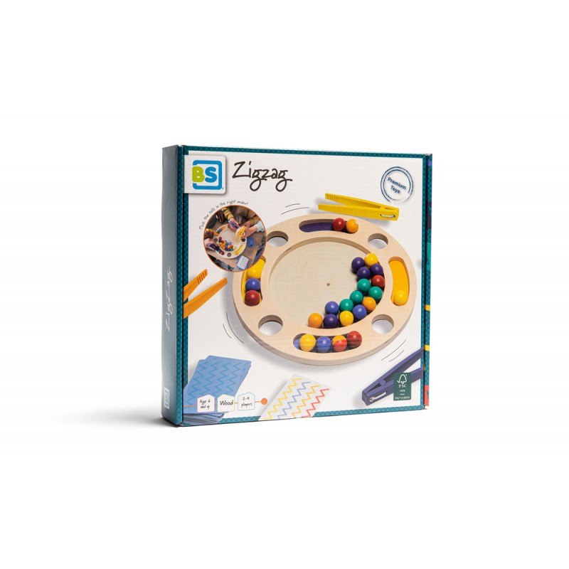 Jeu Zickzack en bois pour enfants à partir de 6 ans - BS Toys Zigzag