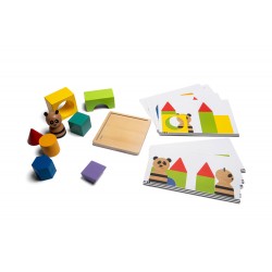 Jeu de puzzle Panda en bois - puzzles et constructions pour les enfants à partir de 6 ans - BS Toys