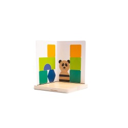 Panda Puzzle aus Holz - puzzlen und bauen für Kinder ab  6 Jahren - BS Toys