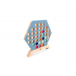 Jeu trois gagne presque comme 4 gagne en bois - Tic Tac Toe - BS Toys - 3 Dots