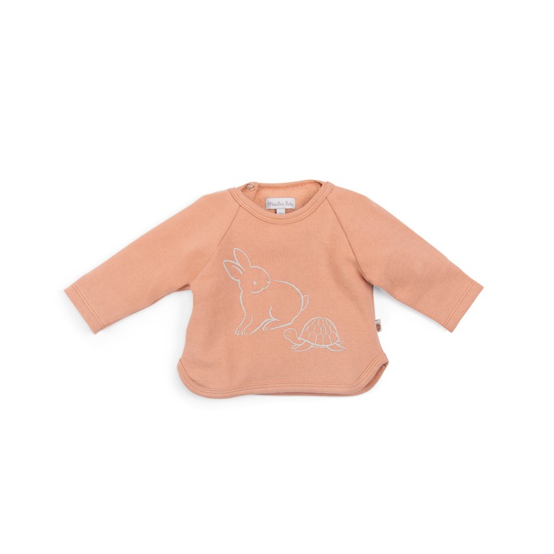 Moulin Roty, IMPALA Sweat-shirt 6m molleton noisette