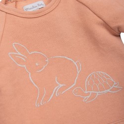 Moulin Roty, IMPALA Sweat-shirt 6m molleton noisette