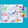 Silikon Tischset zum ausmalen - Tableset Great Barrier - Wildlife - Superpetit