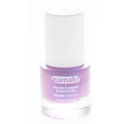 Namaki - veganer Kindernagellack auf Wasserbasis - Violet glitter