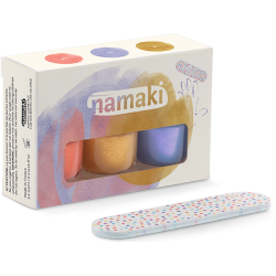 Namaki,Kit 3 Peelable Nail Polishes - Sunset