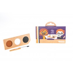 Pumpkin & Skeleton Face Painting Kit - 3 colors