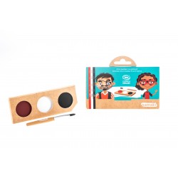 Pirate & Ladybird Face Painting Kit - 3 colors