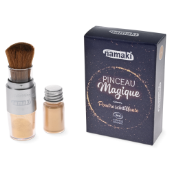 Namaki,Magical brush & Sparkling powder - Gold** (french label)