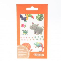 Namaki - Tatouages Wildlife pour enfants - vegan