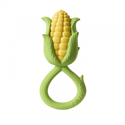 Oli&Carol - Corn rattle toy - Beissring - natürlicher Kautschuk