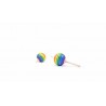 Toupie Lolly Arc-en-ciel Arc-en-ciel - Handmade - Mader Kreiselmanufaktur