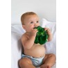 Oli&Carol - Mini doudou teether kendall the kale - anneau de dentition - caoutchouc naturel