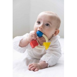 Oli&Carol - Bauhaus Movement Teething ring basic - Beissring - natürlicher Kautschuk