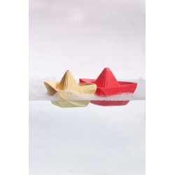 Oli&Carol - Origami boat - Monochrome nude - Badespielzeug - Zahnhilfe