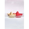 Oli&Carol - Origami boat - Monochrome nude - Badespielzeug - Zahnhilfe