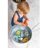 Oli&Carol - Flo the Floatie mint - canard de bain - Jouets de bain - Aide dentaire