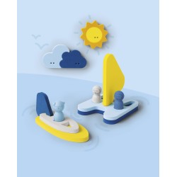 Puzzle de bain bateaux à voile - Quut