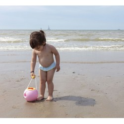 Seau de plage rose pour les enfants de 18 mois et plus - Quut