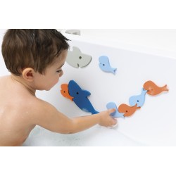 Puzzle de bain requin pour les enfants de 10 mois et plus - Quut