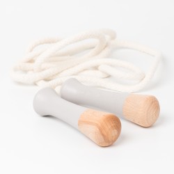 Wooden jump rope