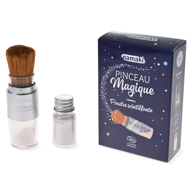 Magical brush & Sparkling powder - Silver** (french label)