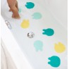 Antidérapant Tapis de bain Grippi Méduse menthe jaune - Quut