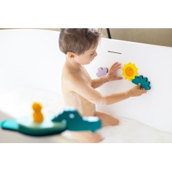 Puzzle de bain jungle un super plaisir pour le bain - Quut