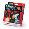 Sparkle Scratch  - Images à gratter Espace - Crocodile Creek