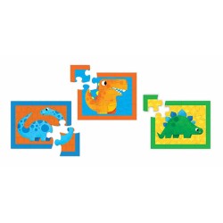 Mein erster Puzzlekoffer Dinosaurier - Crocodile Creek