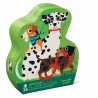 Crocodile Creek - 36 pc Shaped Puzzle Playful Pups - le super puzzle du chien