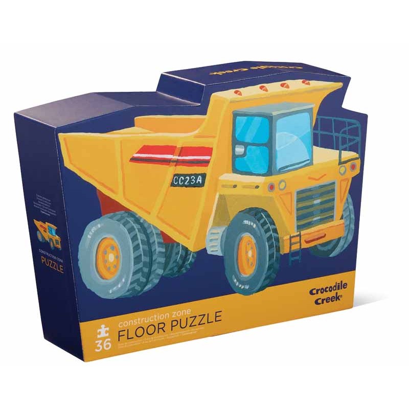 Crocodile Creek - 36 pc Shaped Puzzle Construction Zone - Chantier Crocodile Creek - 36 pc Shaped Puzzle Construction Zone - Chantier