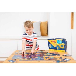 Crocodile Creek - 36 pc Shaped Puzzle Construction Zone - Chantier
