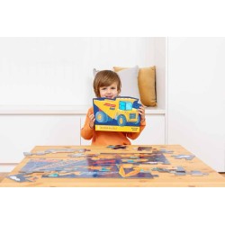 Crocodile Creek - 36 pc Shaped Puzzle Construction Zone - Chantier