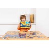 Crocodile Creek -  36 pc Shaped Puzzle Construction Zone - Baustelle