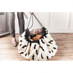 Tapis de jeu & sac à jouets Moustache - Play & Go