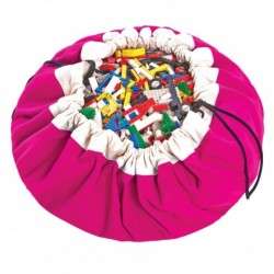 Play & Go Spielsack und Aufbewahrung - playmat & toy bag Fuchsia