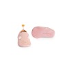 Chaussons cuir souris rose 6-12 mois. - La petite Ecole de danse - Moulin Roty