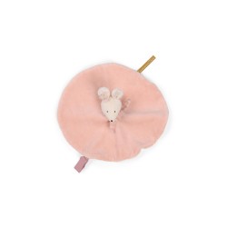 Doudou souris rose