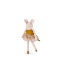 Petite souris en Peluche or - La petite Ecole de danse - Moulin Roty