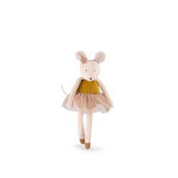Plüschtier Maus klein gold - La petite Ecole de danse - Moulin Roty