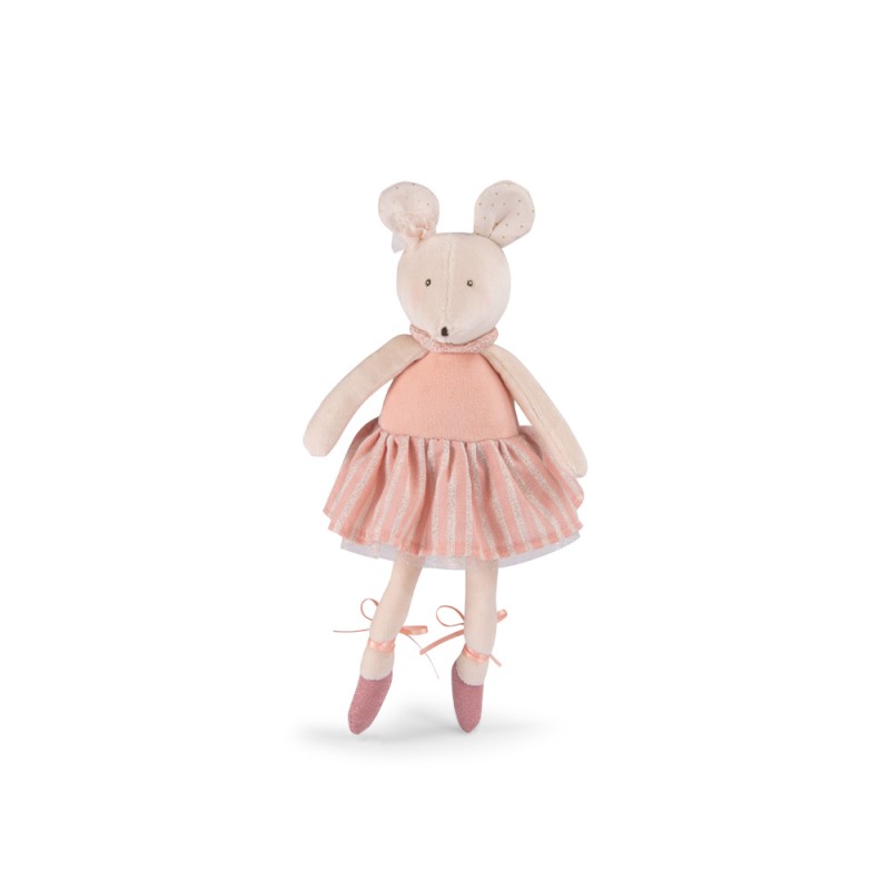 Plüschtier Maus rose - La petite Ecole de danse - Moulin Roty