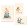 Poster 3er Set - La petite école de danse