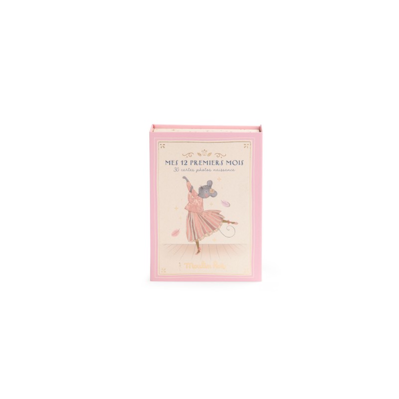 Cartes Mes 12 premiers mois - La petite école de danse - Moulin Roty