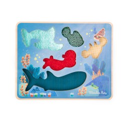 Puzzle sensoriel et jeu d'empilage - Les aventures de Paulie - Moulin Roty