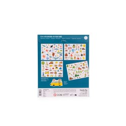 Wiederverwenbare Stickers zum Thema Entdecker für Kinder ab 3 Jahren - Le Jardin - Moulin Roty