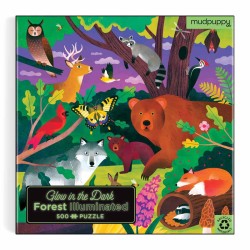 Glow in Dark Puzzle Forest Illuminated