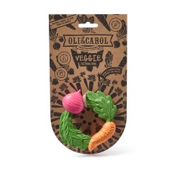 Oli&Carol - Veggie teething ring - Beissring - natürlicher Kautschuk