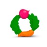 Oli&Carol - Veggie Teething ring -  anneau de dentition - caoutchouc naturel